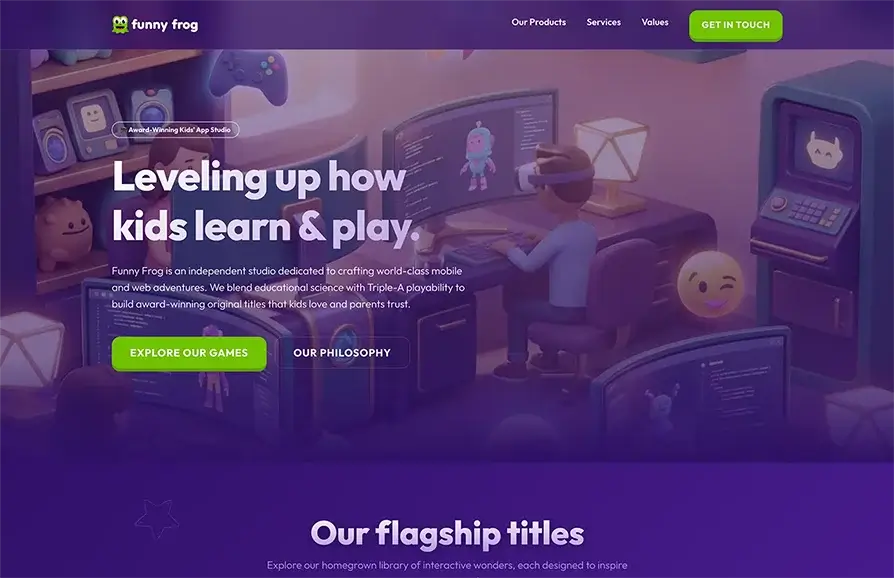 Funny Frog - Mobile App design studio