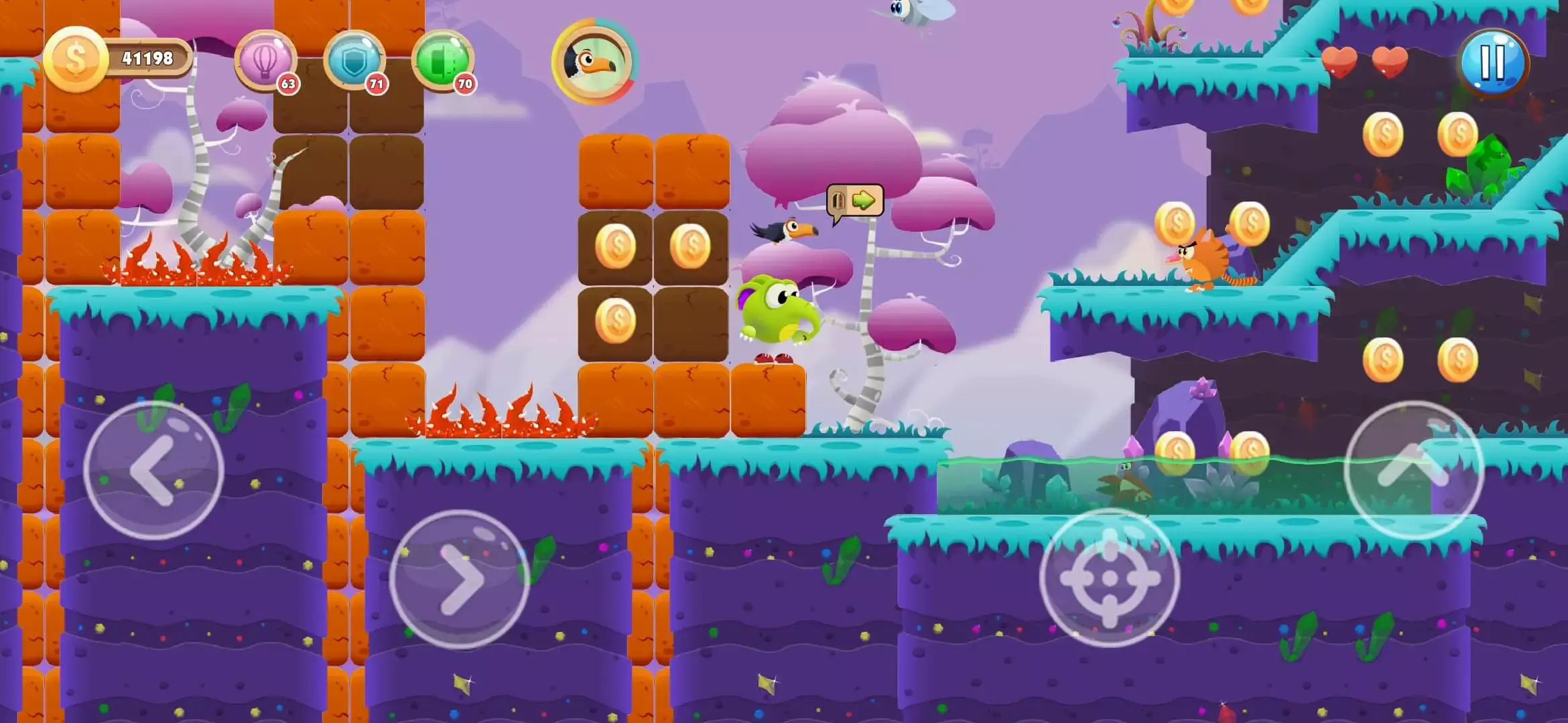 Bubble's Valley Green World gameplay