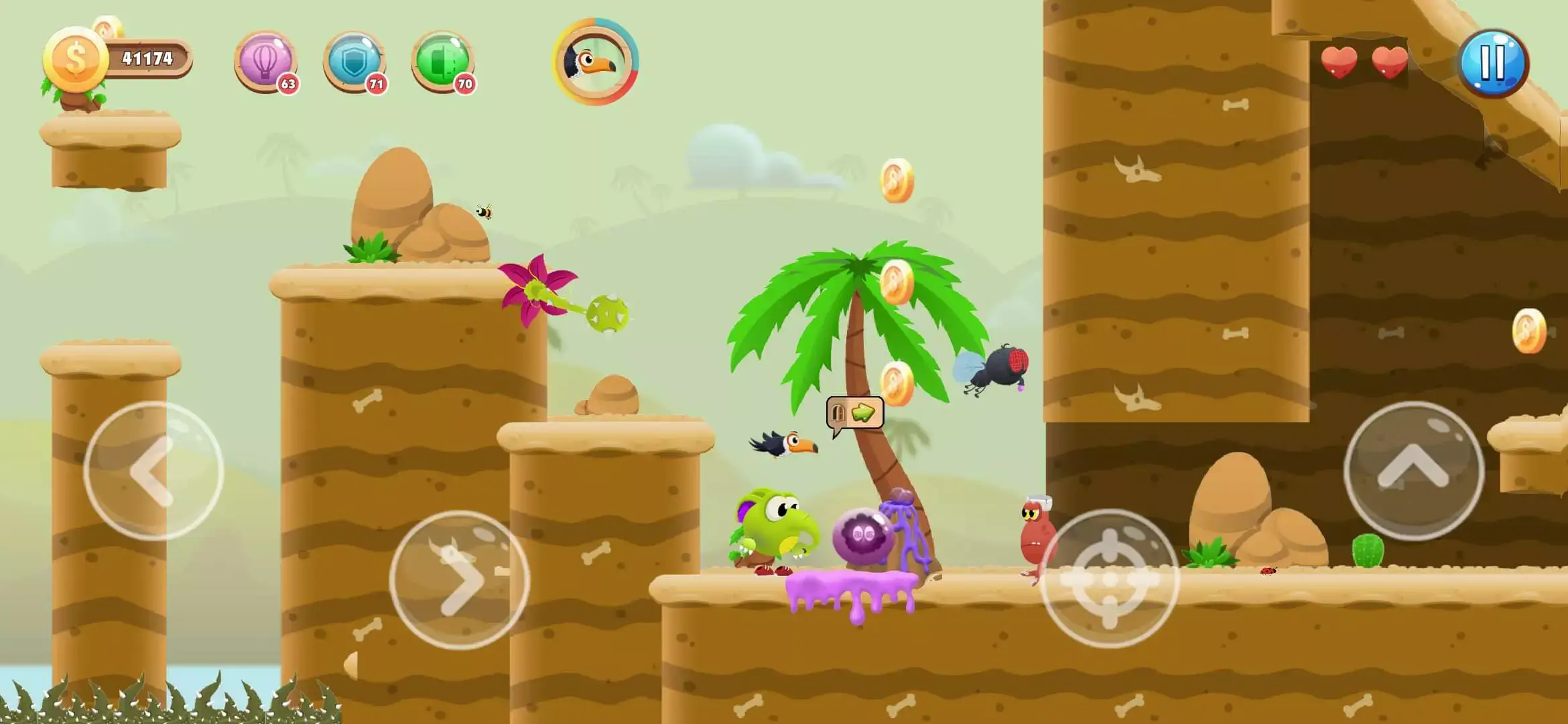 Bubble's Valley Green World gameplay