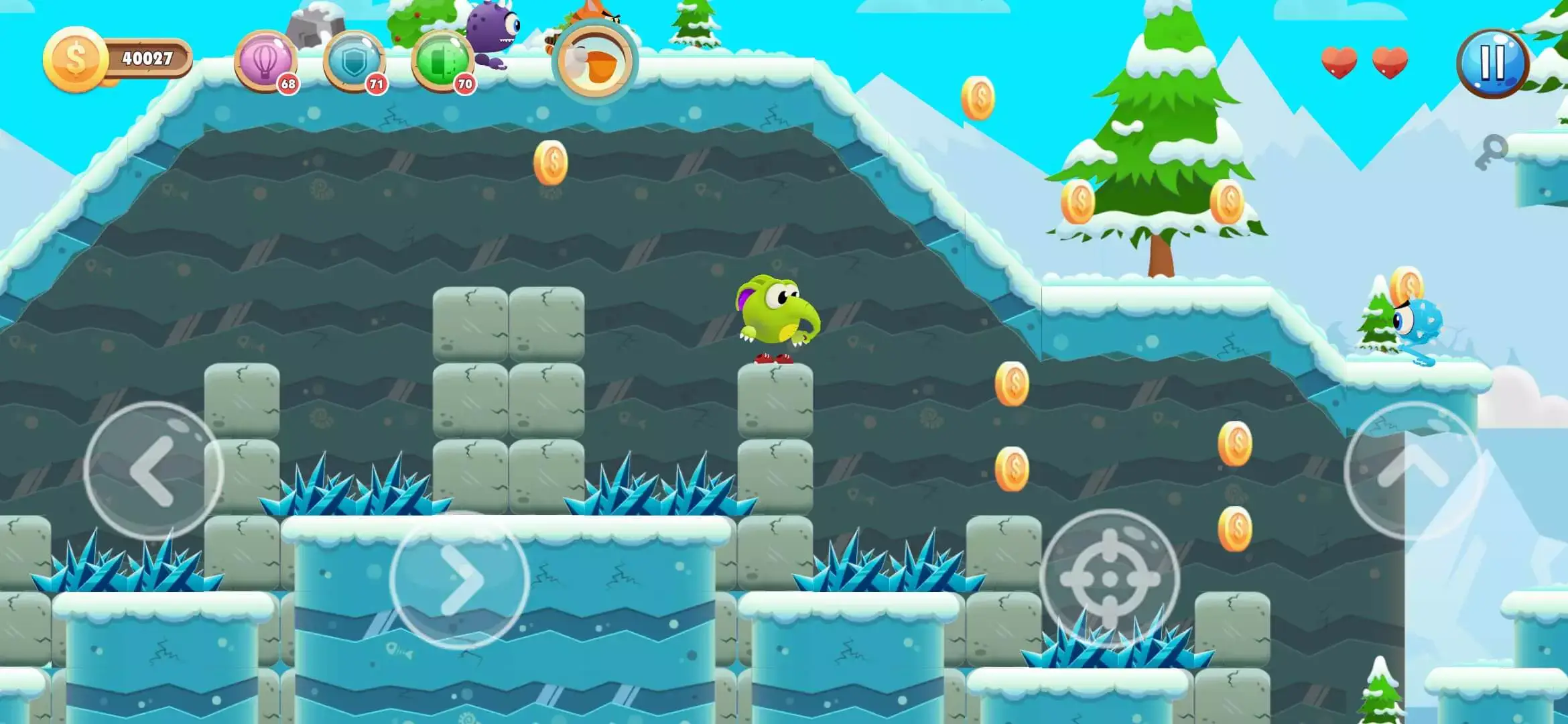 Bubble's Valley Snow World gameplay