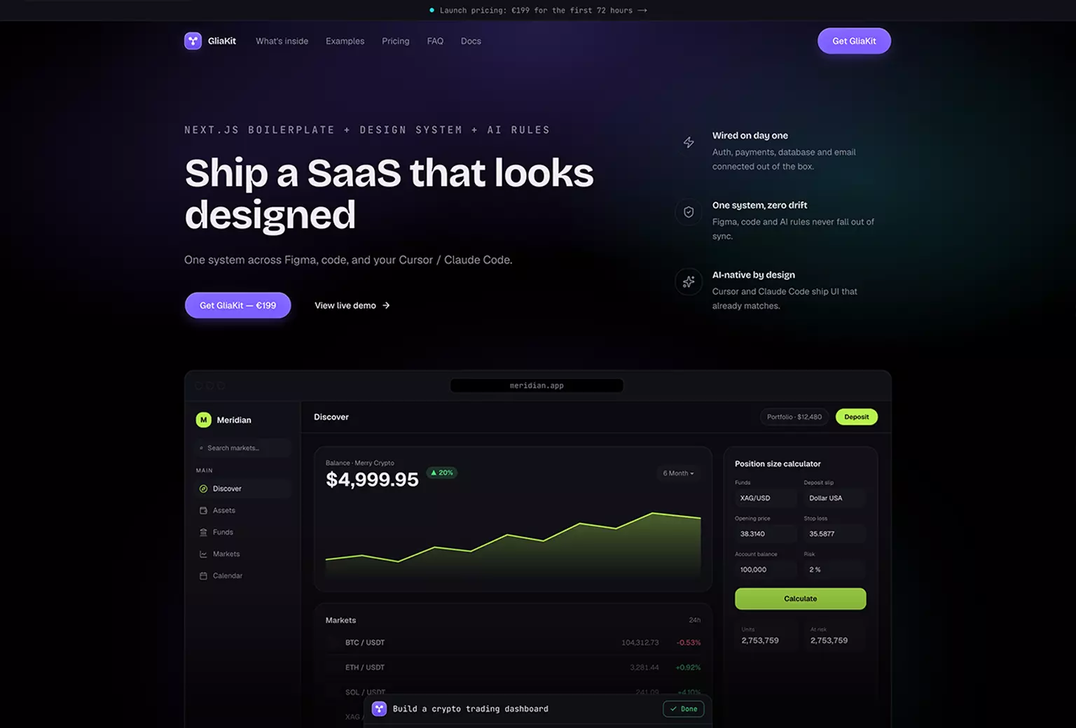 GliaKit — AI app Figma UI kit cover