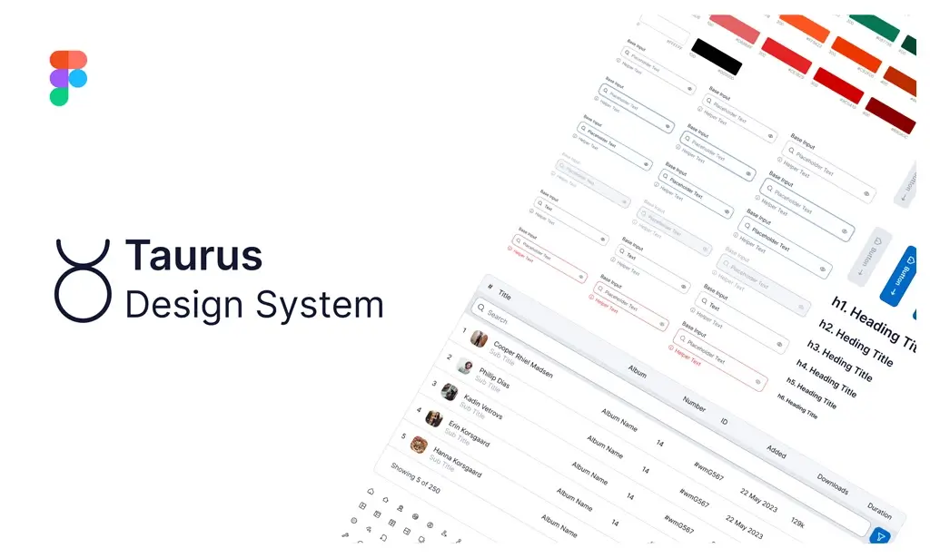 Taurus Figma Design System cover image