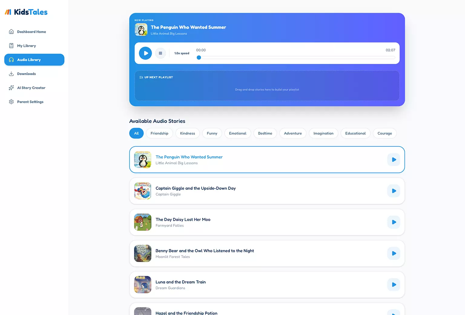 The Kids Tales — Personal Story Library