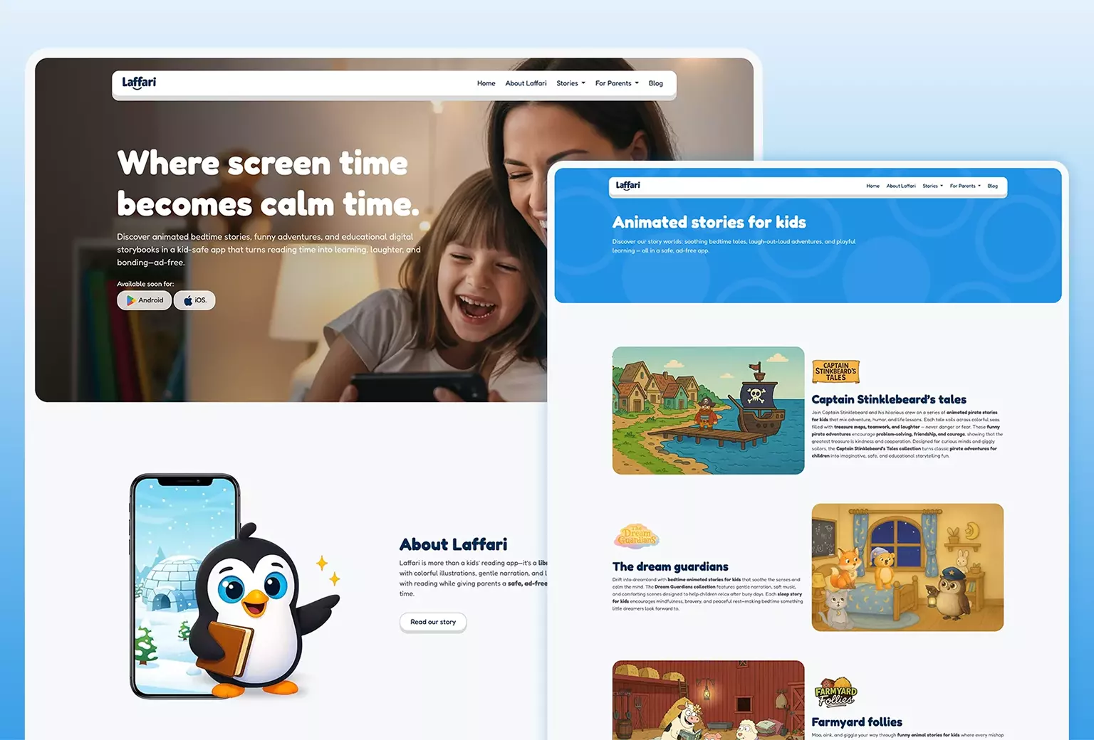 Laffari - Kids Storytelling App Screenshot