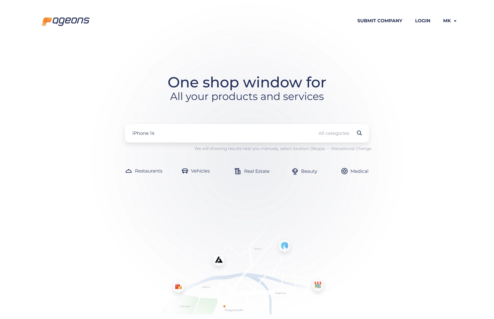 Intuitive product search interface with enhanced user experience