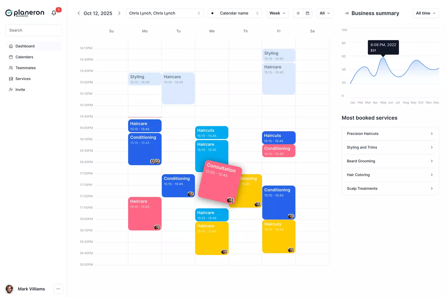 Plneon calendar